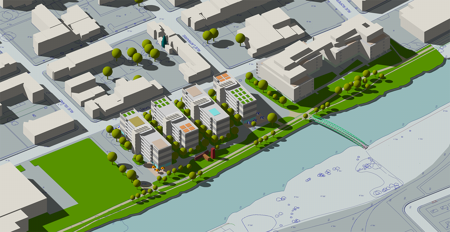 2175 Saint-Patrick  - rev 2017 - 24 - poursuivre la trame de rue - Nouvelle passerelle